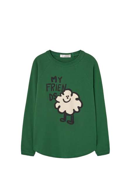 Anteater Printed Green Long Sleeve Unisex Kids T-shirt