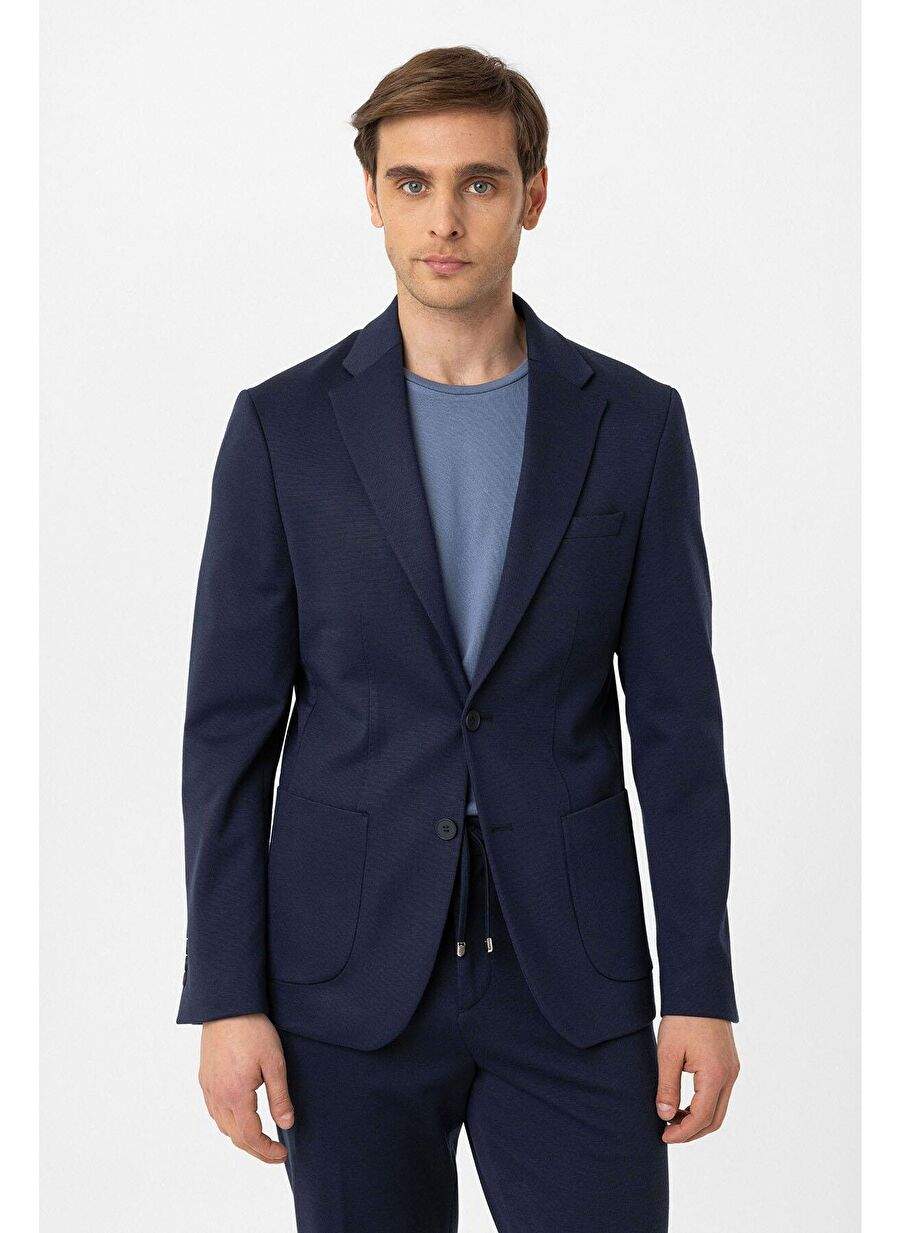 Antioch Navy Slim Fit Comfort Men's Takm — Product image 3 of 6