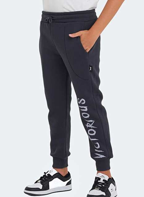 Slazenger Laney Unisex Cocuk Esofman Alt Koyu Gri