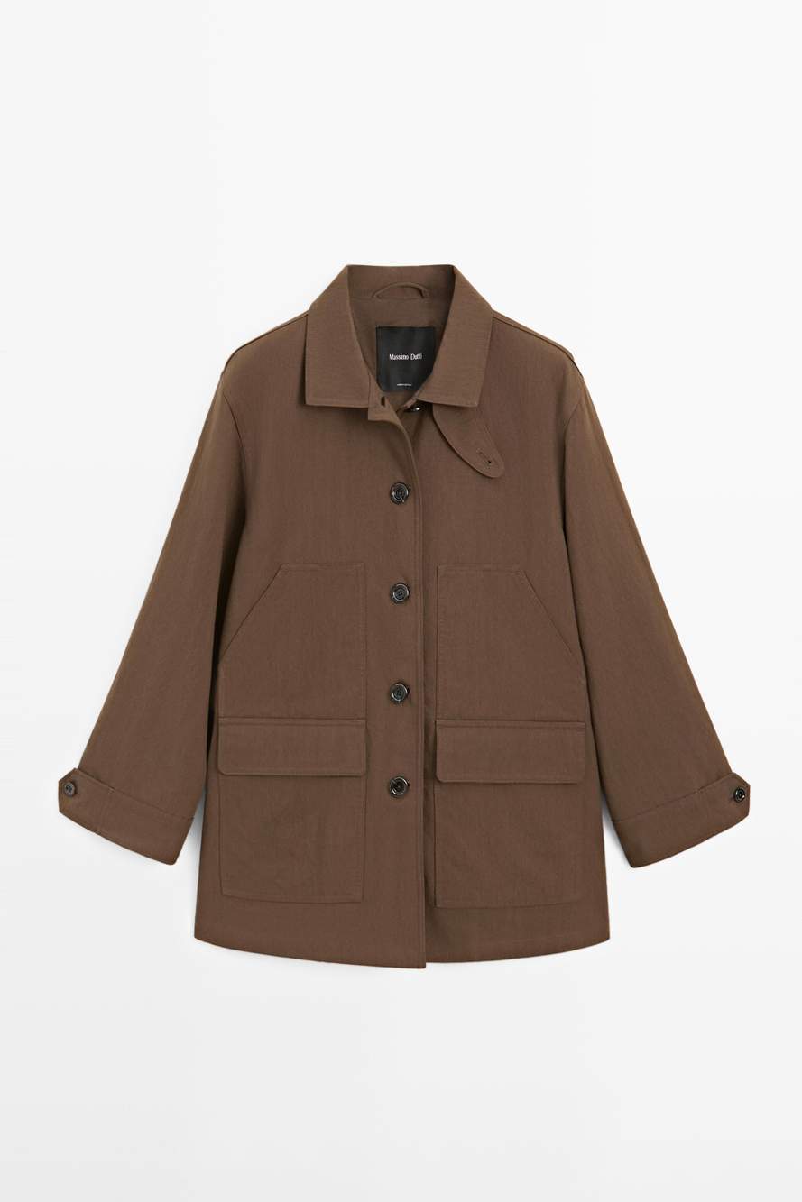 Cotton blend jacket with pockets — Product image 10 of 18