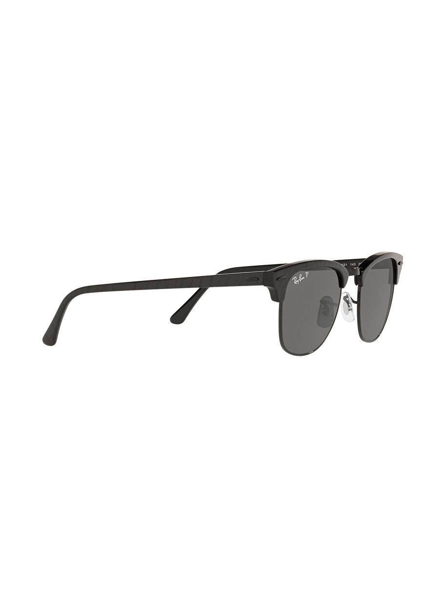 Ray-Ban Clubmaster Classic RB3016 Kare Siyah Unisex Polarize Güneş Gözlüğü — صورة المنتج 11 من 12