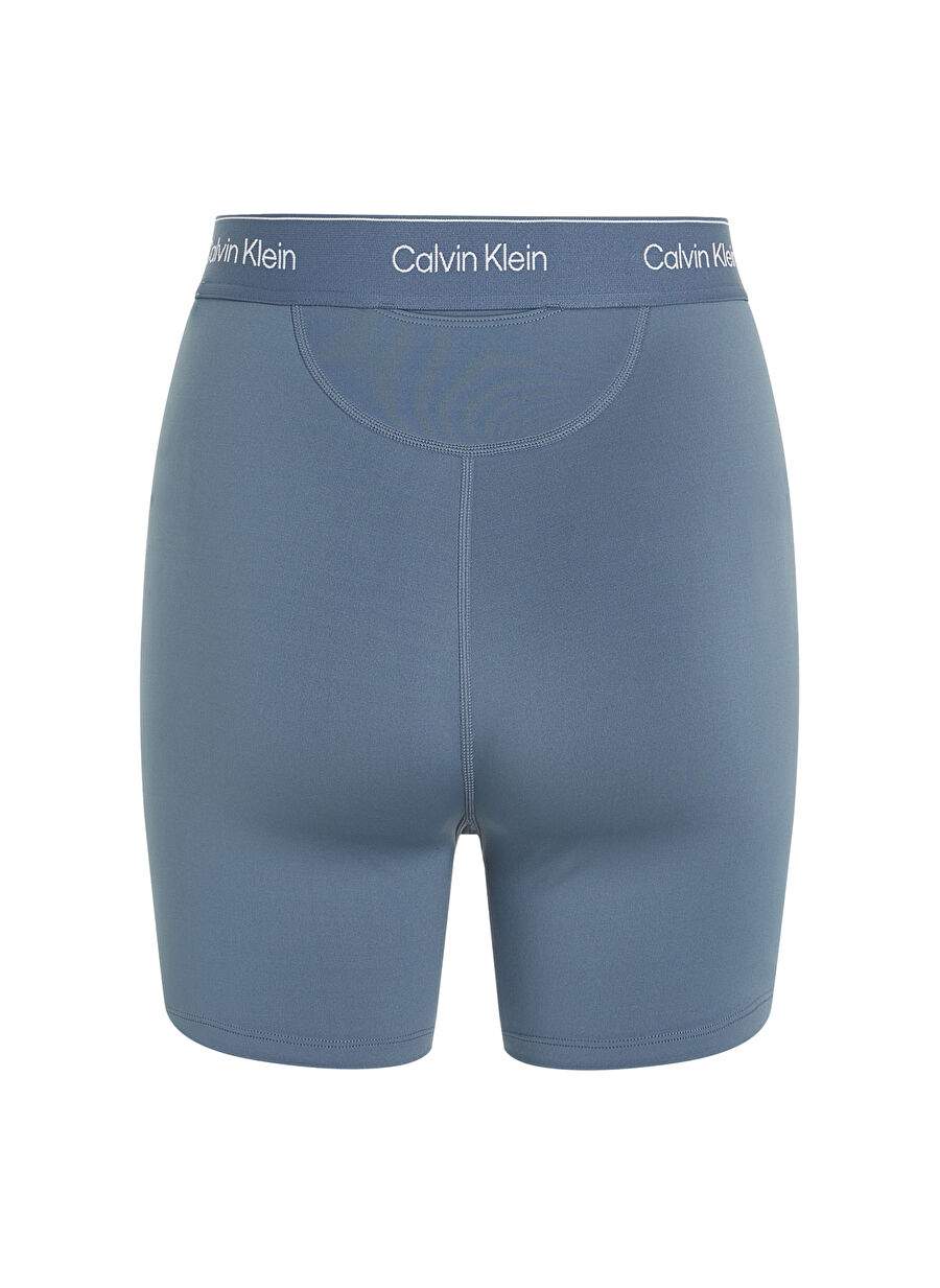 Calvin Klein 00GWS4L7285BX-WO - Bike Short 5 Kadın Mavi Lastikli Bel Şort — Product image 4 of 4