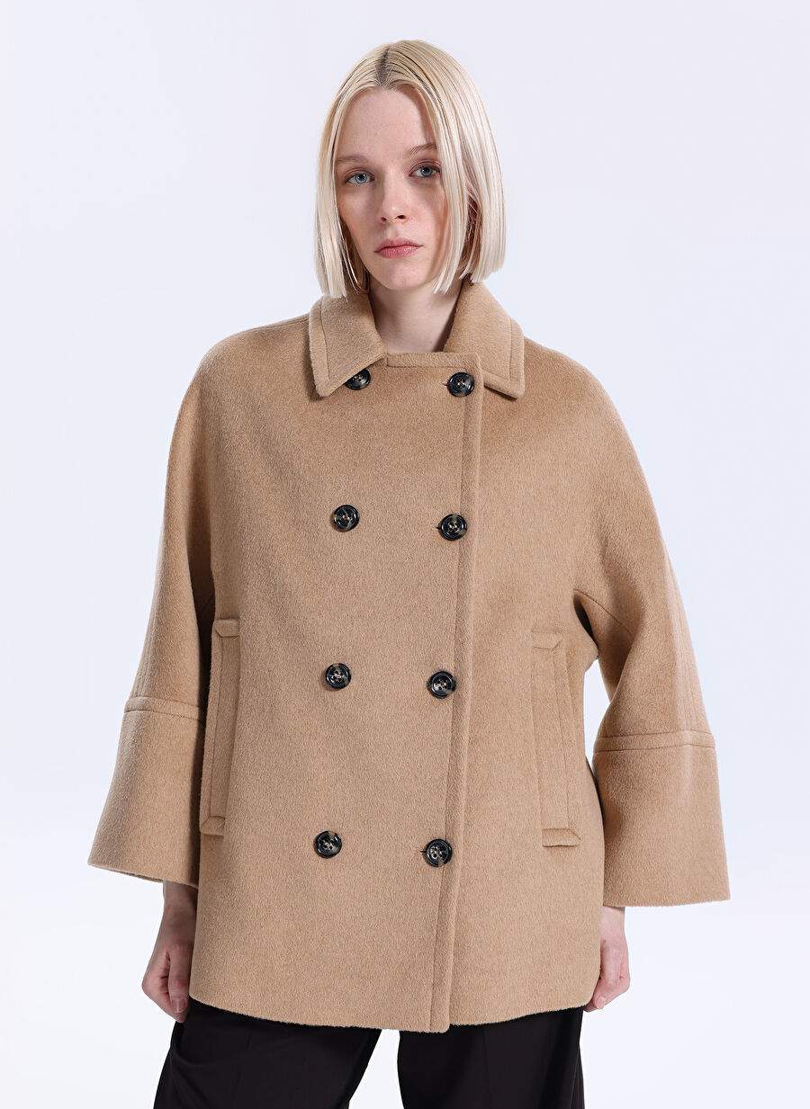 P By Paltoi Camel Woman Coat 3971 — صورة المنتج 3 من 9