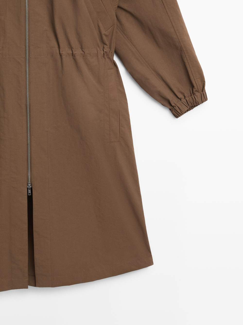 Long technical fabric parka — Product image 9 of 20