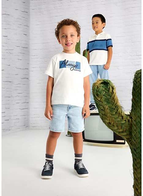 Mayoral Erkek Çocuk Baskılı Tshirt