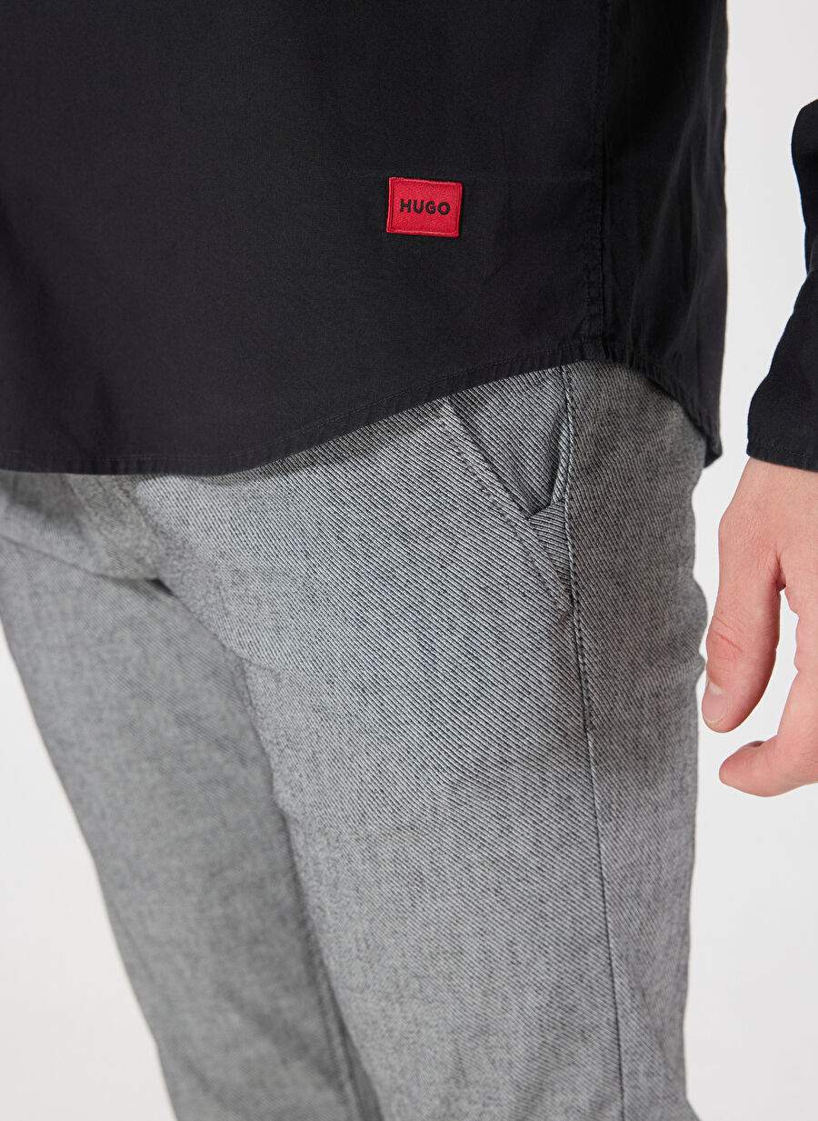 Hugo Siyah Erkek Slim Fit Gomlek 50500216 Ermo 10252145 01 — Product image 4 of 7