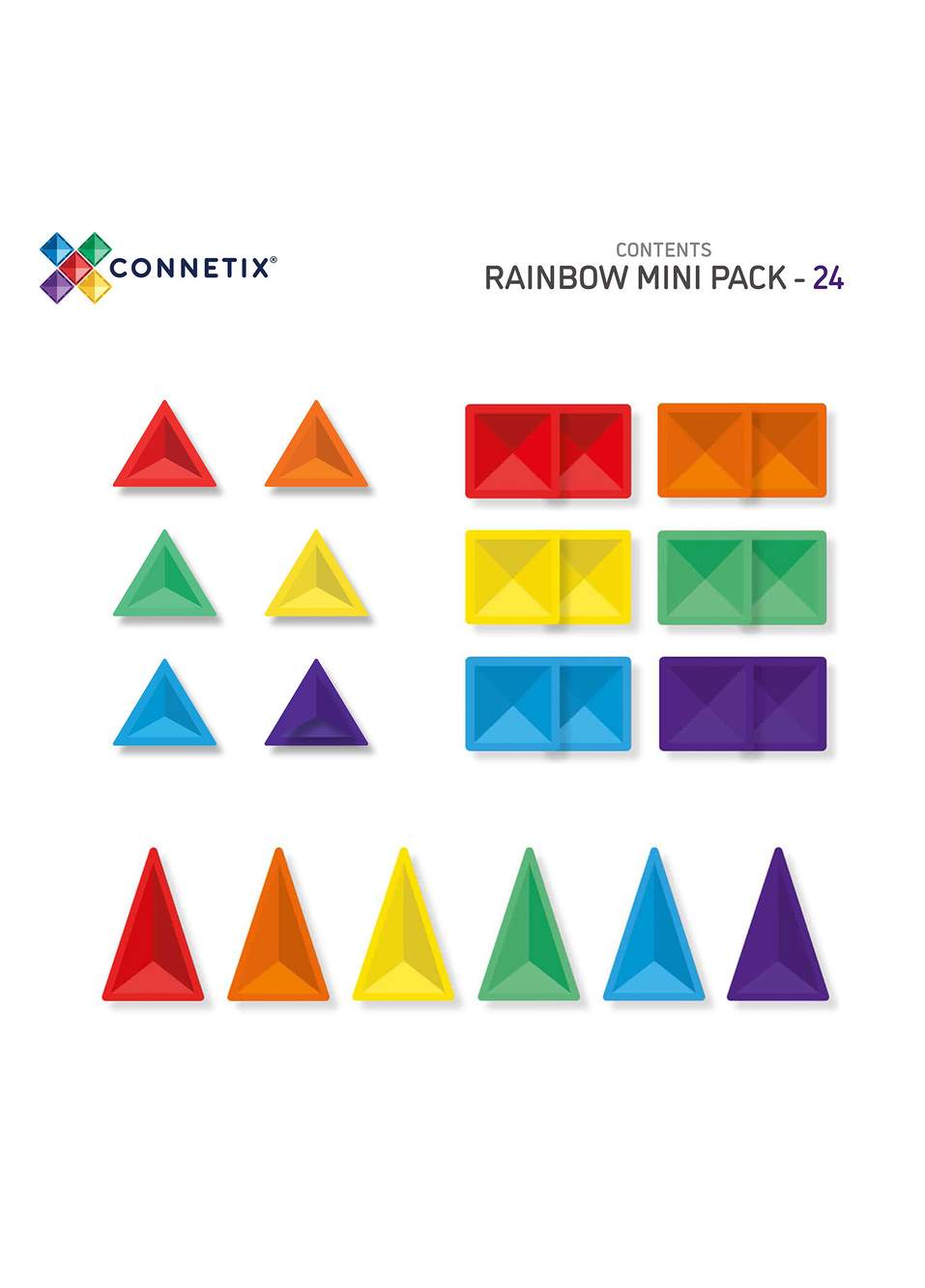 Rainbow Motion Manyetik Bloklar 24 Parça Yapı Oyuncağı — Product image 3 of 8
