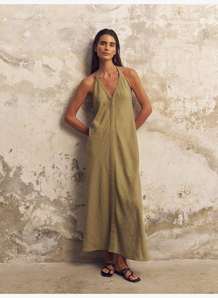 Zoe Maxi Elbise - Haki — Product image 4 of 8