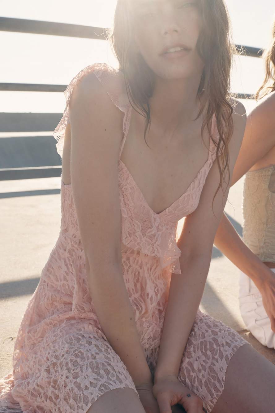 RUFFLED LACE DRESS — Product image 3 of 7