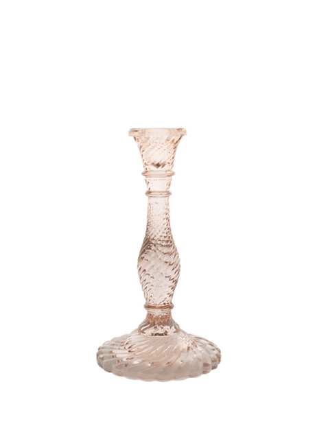 Pembe Cam Mumluk 23x12 cm