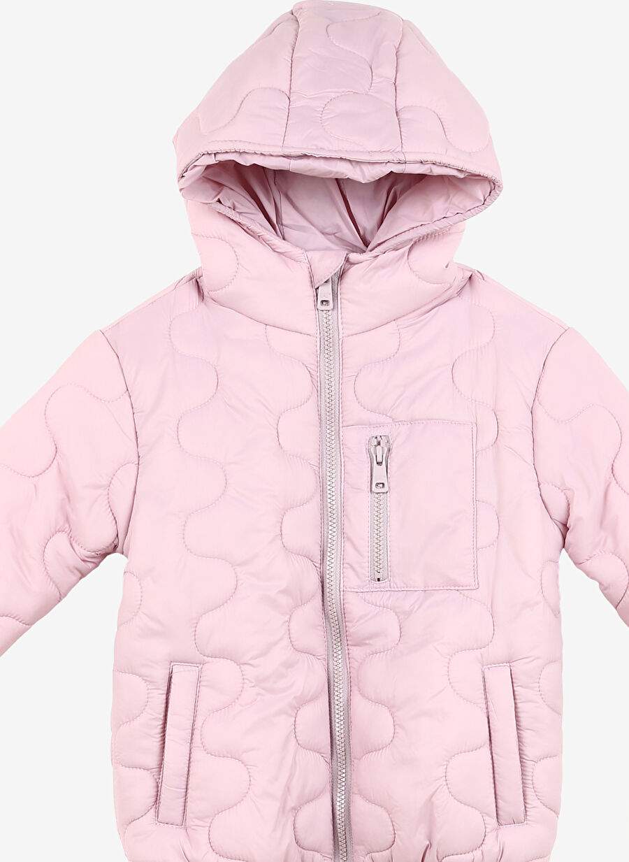 Caterpillar Pembe Kız Çocuk Dik Yaka Kapitone Mont C3WG-MNT07 — Product image 3 of 3