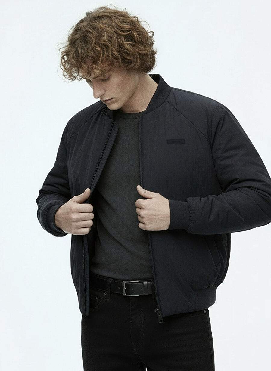 Calvin Klein Jeans Siyah Erkek Bomber Regular Fit Ceket Lvgmf5o502ub1 Bomber — Product image 3 of 8