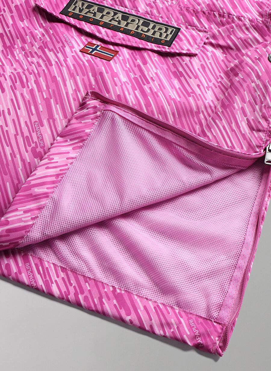 Napapijri Pembe Erkek Çocuk Ceket NP0A4GX9FM41 K RAINFOREST AOP 2 — صورة المنتج 9 من 9