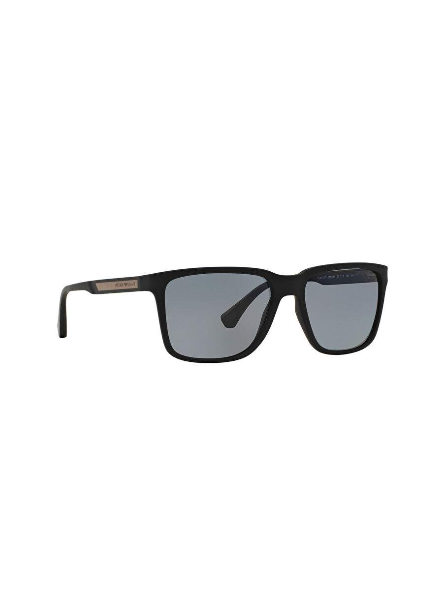 Emporio Armani EA4047 Kare Siyah Erkek Polarize Güneş Gözlüğü — صورة المنتج 12 من 12