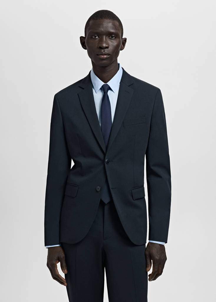 Super slim-fit suit jacket in stretch fabric — Product image 19 of 30