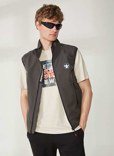 Murphy&Nye مباشرة الأسود الرجال سترة LEECH GILET