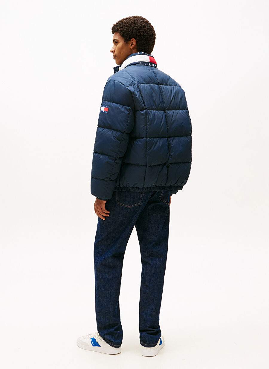 Tommy Jeans Lacivert Erkek Dik Relaxed Mont Dm0dm22041c1g Tjm Dna Collar Puffr — صورة المنتج 18 من 20