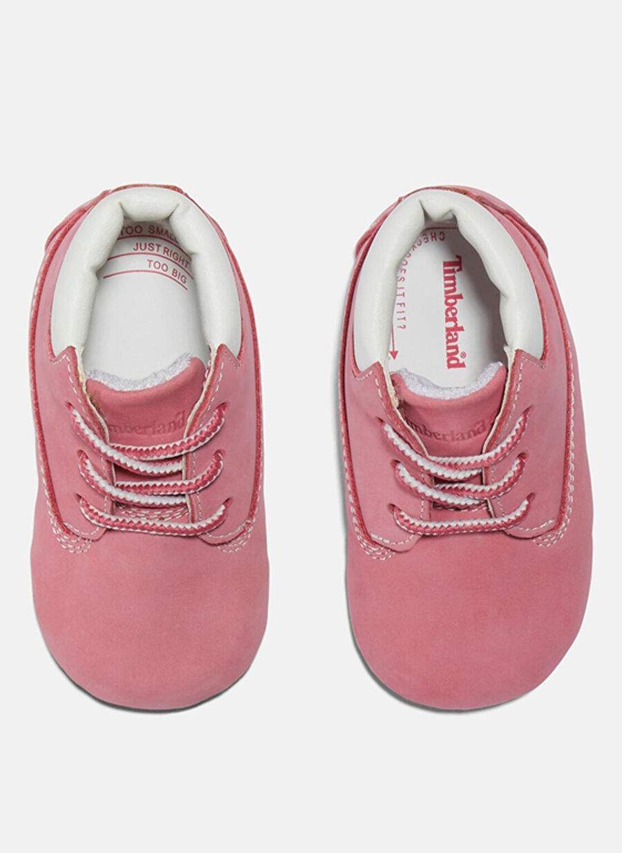 Timberland Pembe Bebek Patik TB09680R6611-CRIB BOOTIE MID LACE U — صورة المنتج 4 من 7