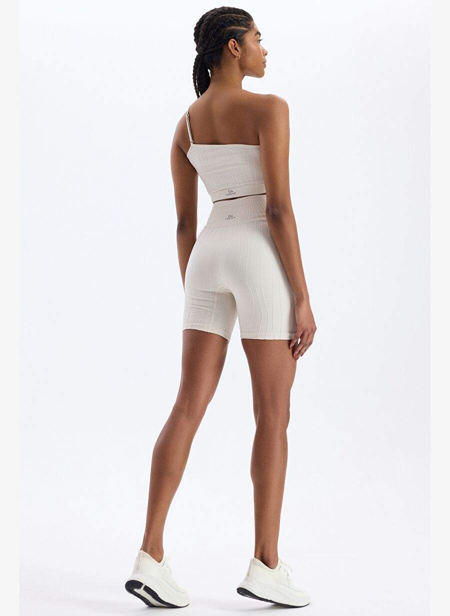 Puffed Jacquard Sports Shorts Titan White — Product image 12 of 30