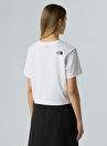 The North Face NF0A87U4FN41-W SIMPLE DOME CROPPED Beyaz Bisiklet Yaka Regular Fit Düz Kadın T-Shirt — Product image 13 of 15