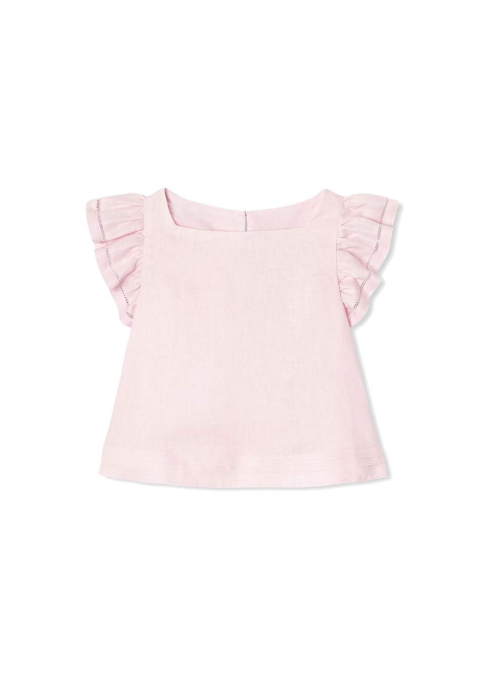 Pink Linen Girl Boy Blouse — Product image 1 of 1