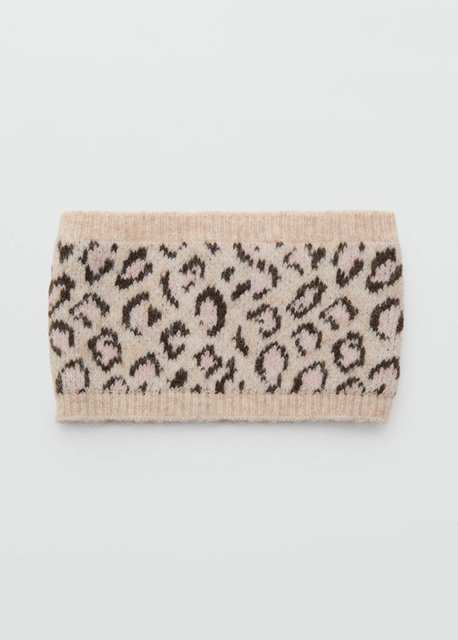 Leopard-print scarf