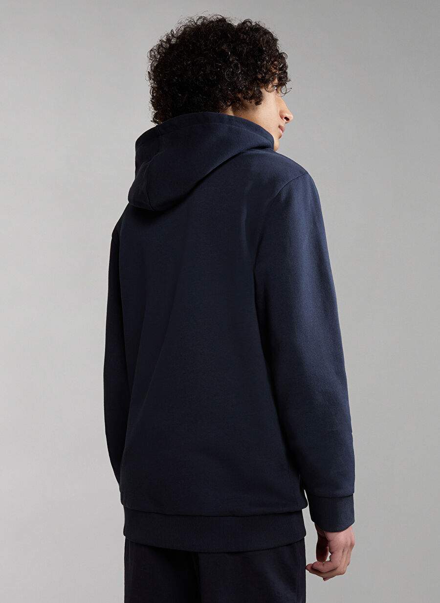 Napapijri Mavi Erkek Çocuk Kapüşonlu Uzun Kollu Sweatshirt NP0A4GXF1761 K B-ZAMORA H — صورة المنتج 6 من 6