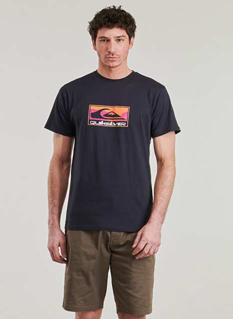 Quiksilver Navy House Gradent Box Ss Men's T Shrt Eqyzt08045