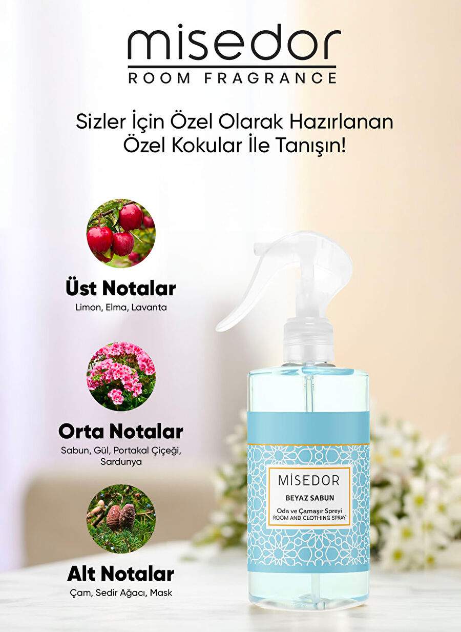 Misedor Oda Kokusu Beyaz Sabuncamasiroda Kokusu 330 Ml — Product image 4 of 6