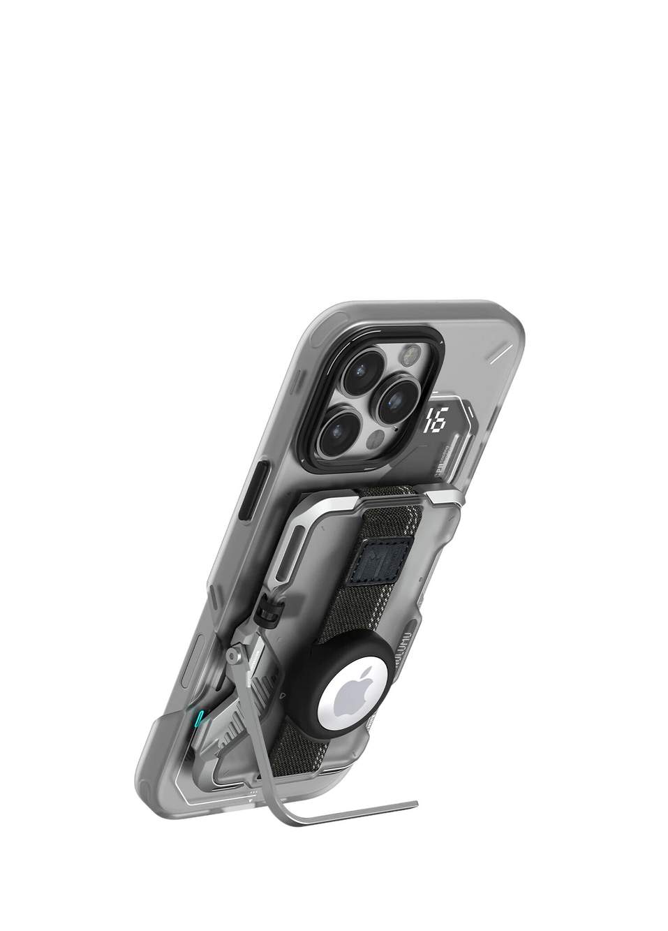 Manyetik Frosted Metal Çok Amaçlı MagSafe Uyumlu Standlı Cüzdan Kartlık — Product image 4 of 8
