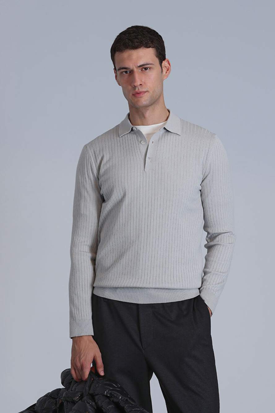 Aden Erkek Kazak Açık Gri — Product image 5 of 6