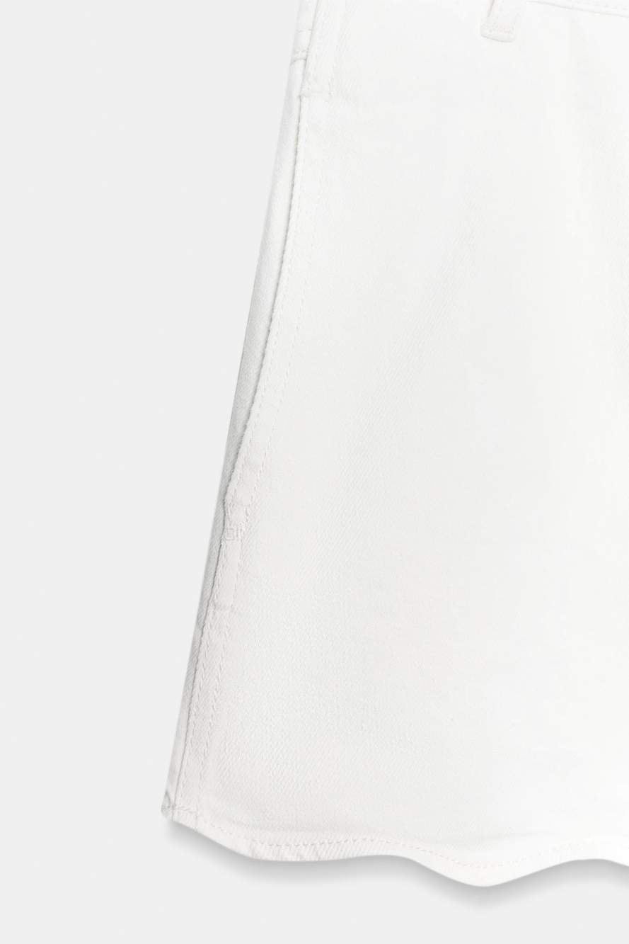 Z1975 DENIM SKORT WITH WAVY HEM — Product image 11 of 11