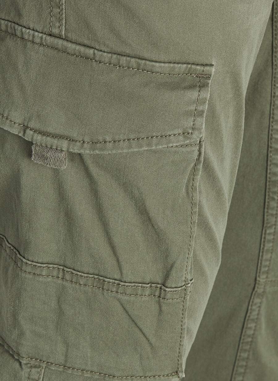 Jack & Jones Yeşil Erkek Çocuk Düz Kargo Pantolon JPSTPAUL JJFLAKE 542 OLIVE NOOS JNR — Product image 4 of 8
