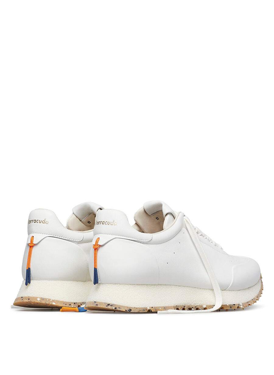 Barracuda Beyaz Erkek Deri Sneaker BU3373 — صورة المنتج 3 من 4