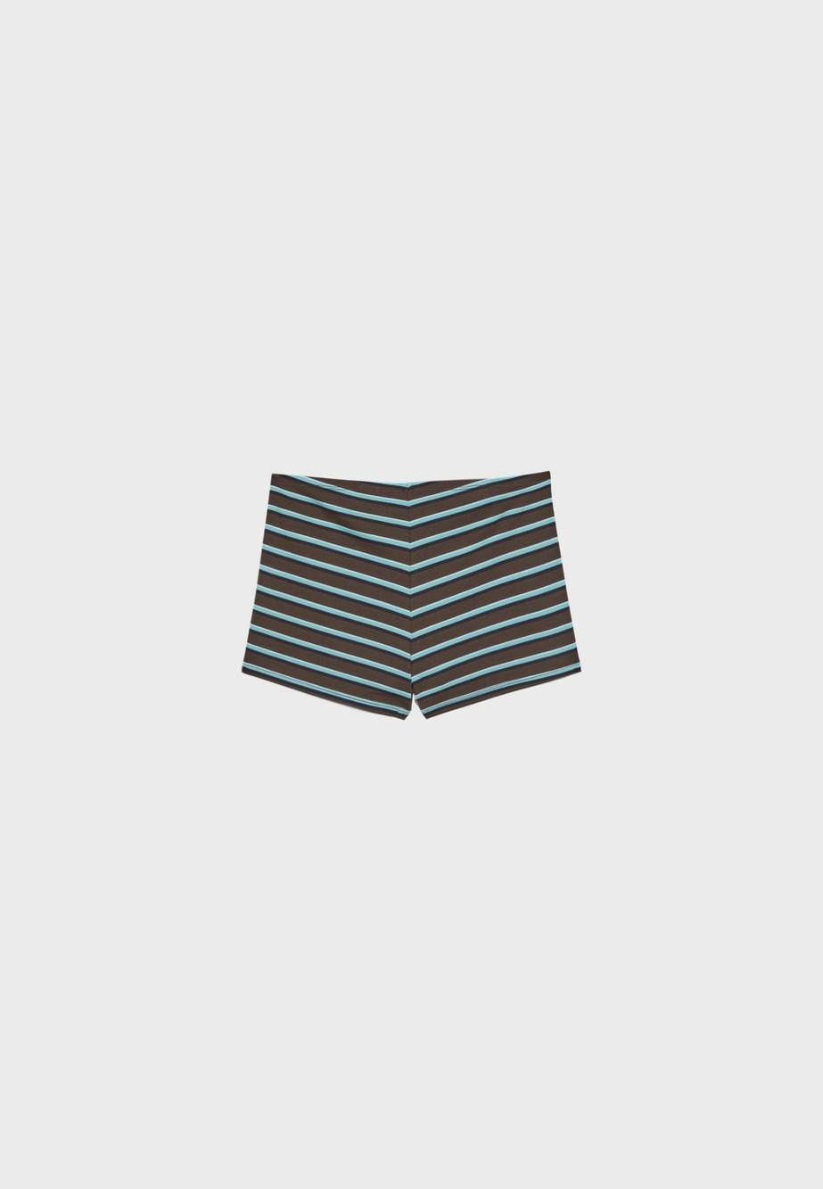 Ribbed striped mini shorts — Product image 5 of 11