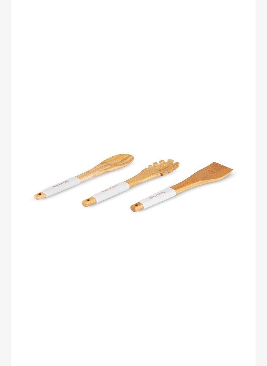 Crick Crack Harmony 3 Parça Ahşap Servis Seti Taupe — Product image 3 of 3
