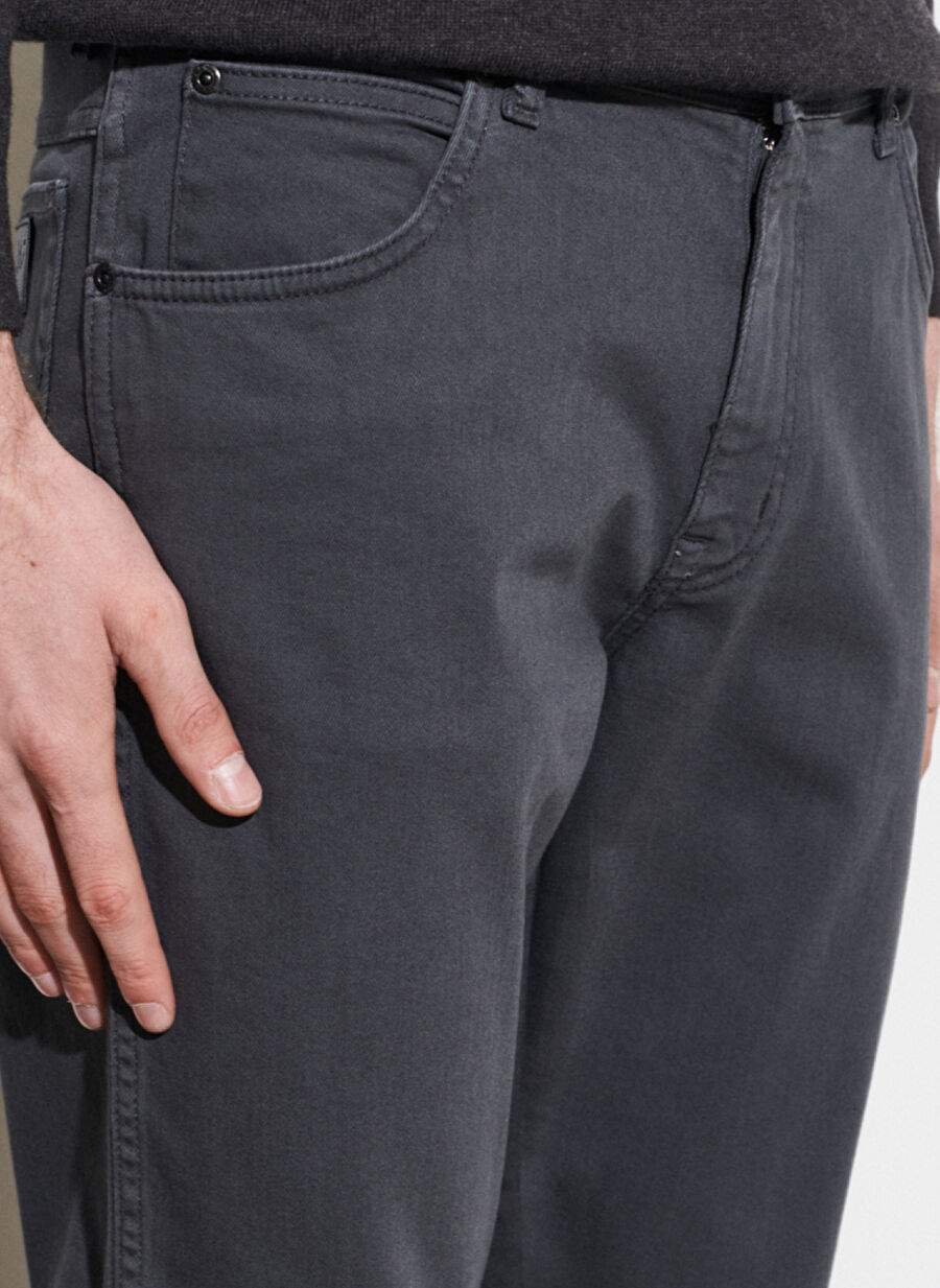 Anthracite Men's Cotton Chino Pants W12S004003_TEXAS S — Product image 4 of 6