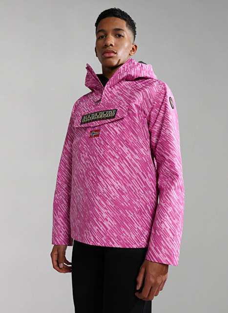 Napapijri Pembe Erkek Çocuk Ceket NP0A4GX9FM41 K RAINFOREST AOP 2