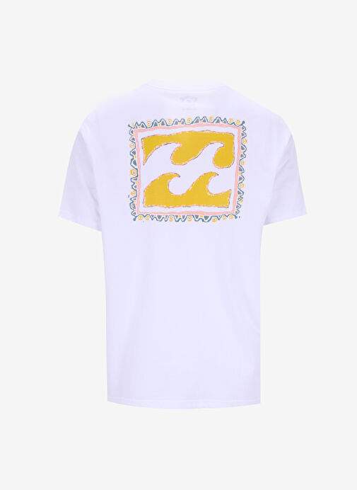 Billabong Crayon Wave Ss Ebyzt00292 White Male Regular Fit T Shirt — Product image 34 of 35