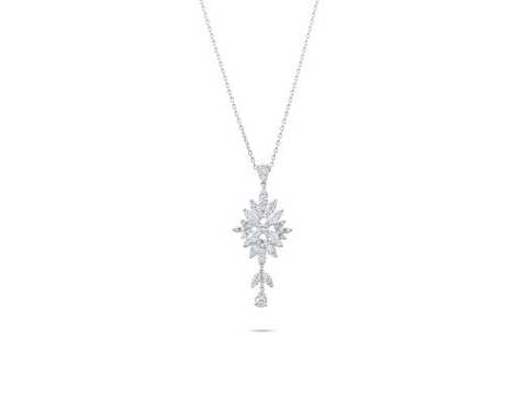 1,14CT Damla Pırlanta Kolye