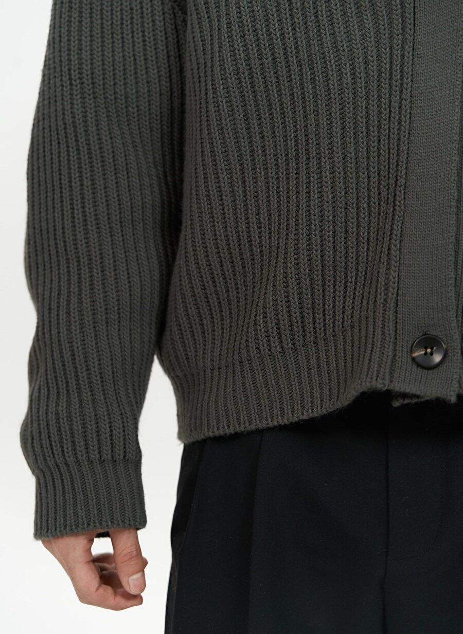 Cassian Anthracite Men's Sweater Cardigan — Product image 6 of 7