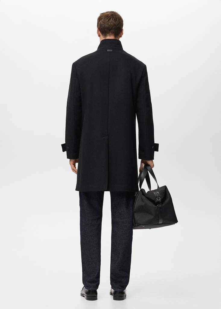 Wool funnel neck coat — Product image 11 of 20