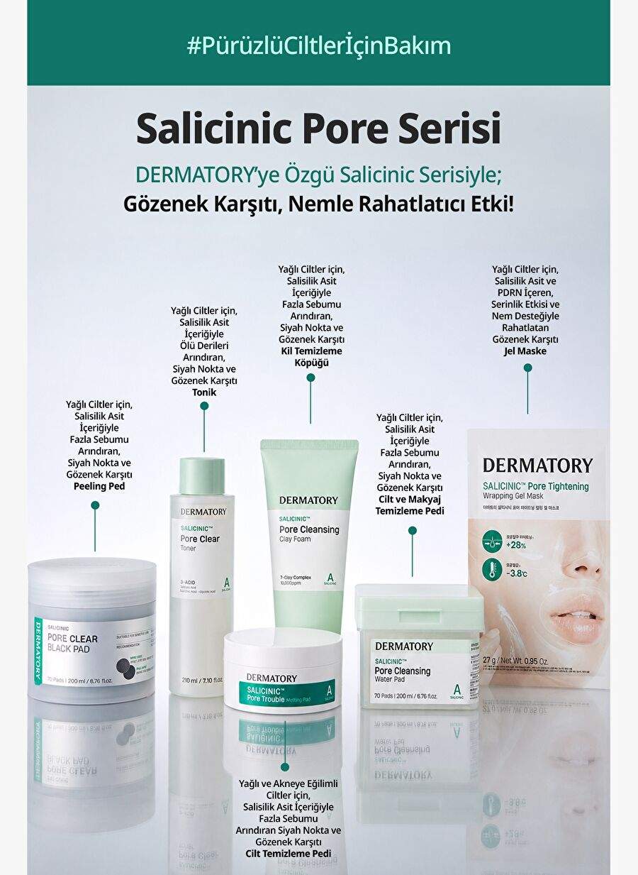 Makeup Cleanup Pad DERMATORY Salicinic Pore Cleansing Water Pad That Purifies More Sebum Than Volume — Product image 8 of 8