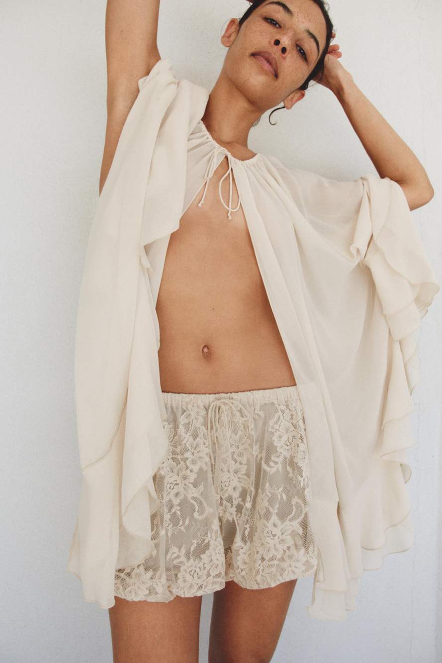 LACE SAROUEL SHORTS — Product image 4 of 14