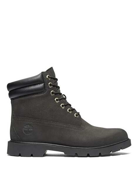 Timberland 6 In Basic 6 INCH LACE UP BOOT Siyah Deri Erkek Bot