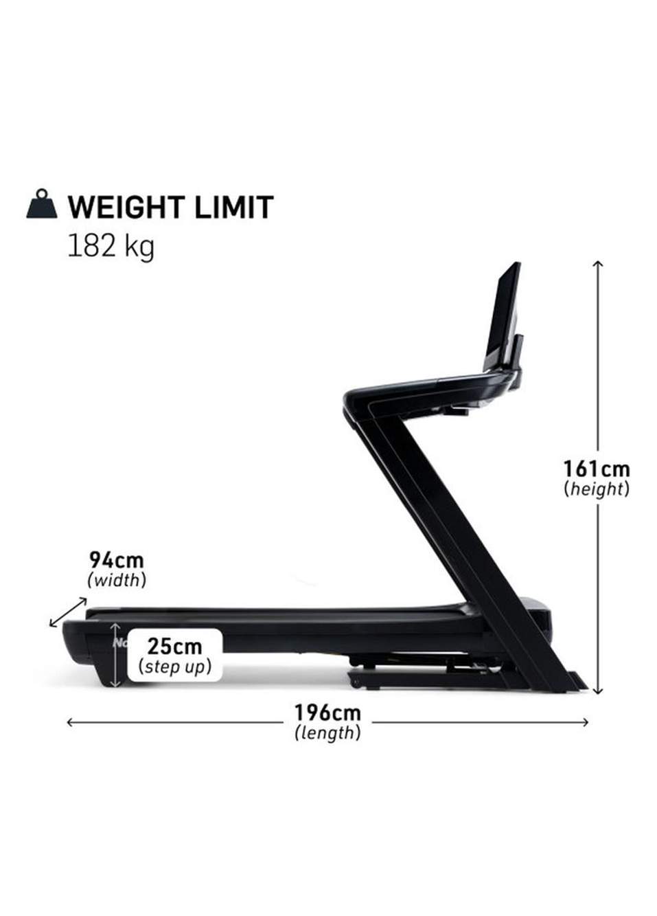Commercial 2450 Foldable Treadmill NTL19125-INT — Product image 6 of 7