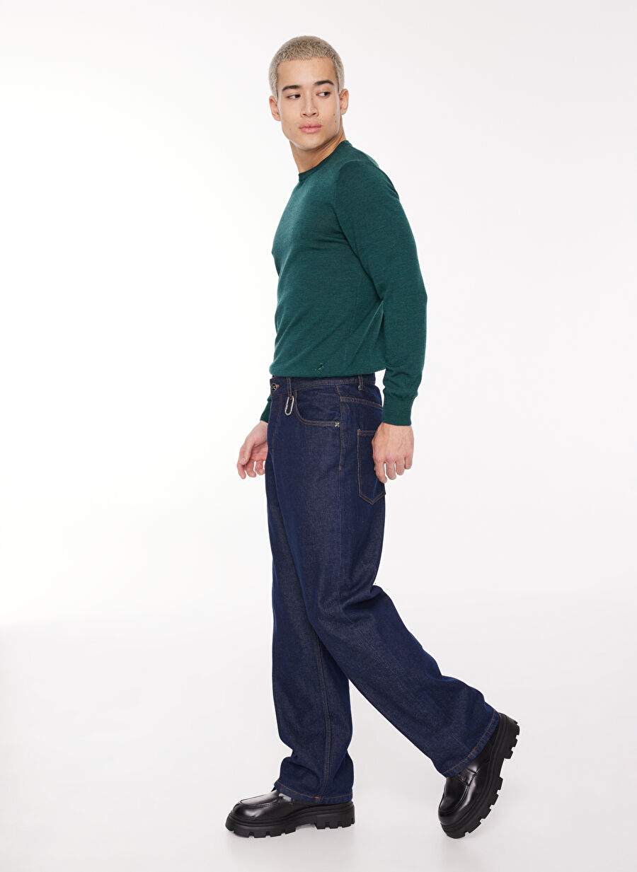 Tombolini Bike Collar Slim Fit Grey Men's Sweater — Product image 3 of 5
