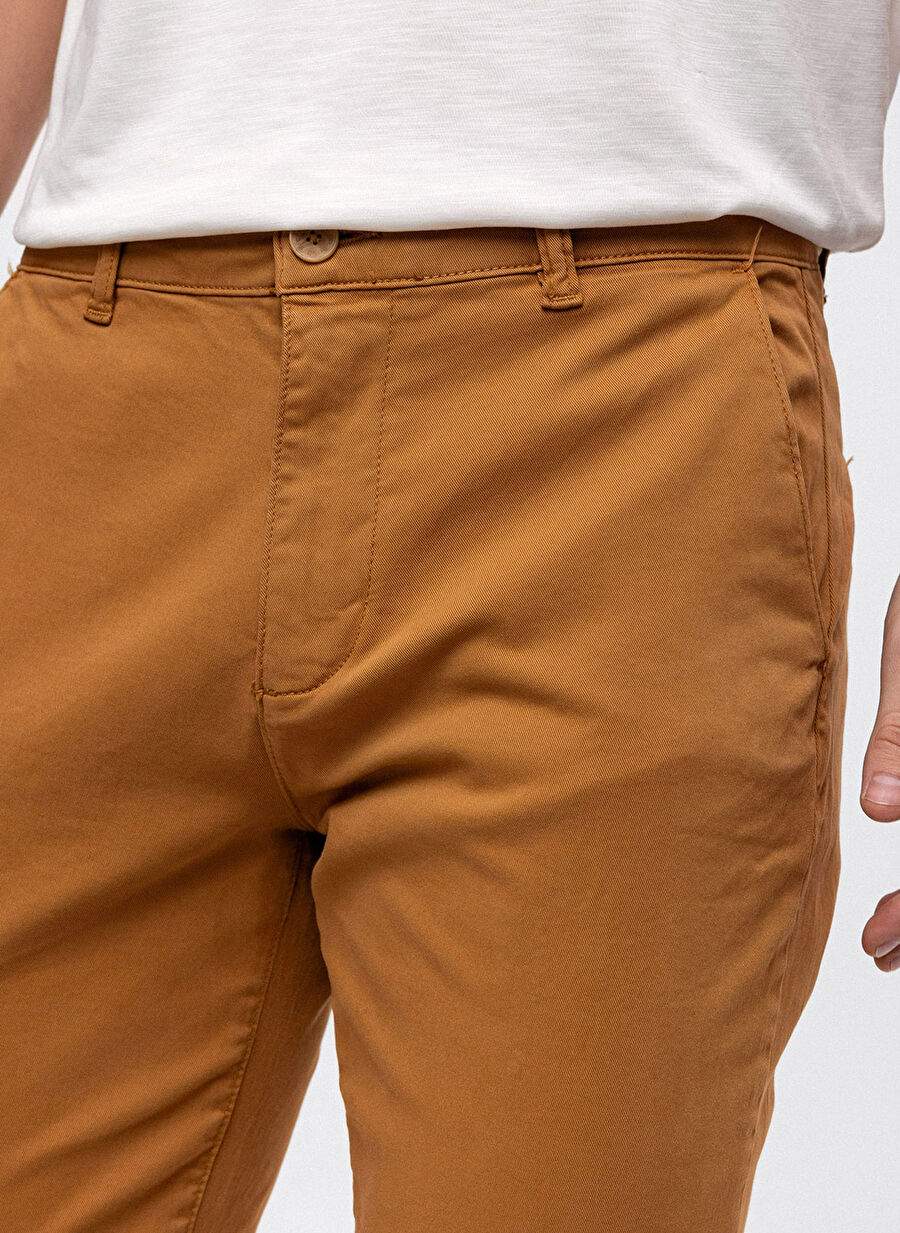 Back and Bond Slim Fit Taba Men's Pants B33W32005 — صورة المنتج 4 من 6