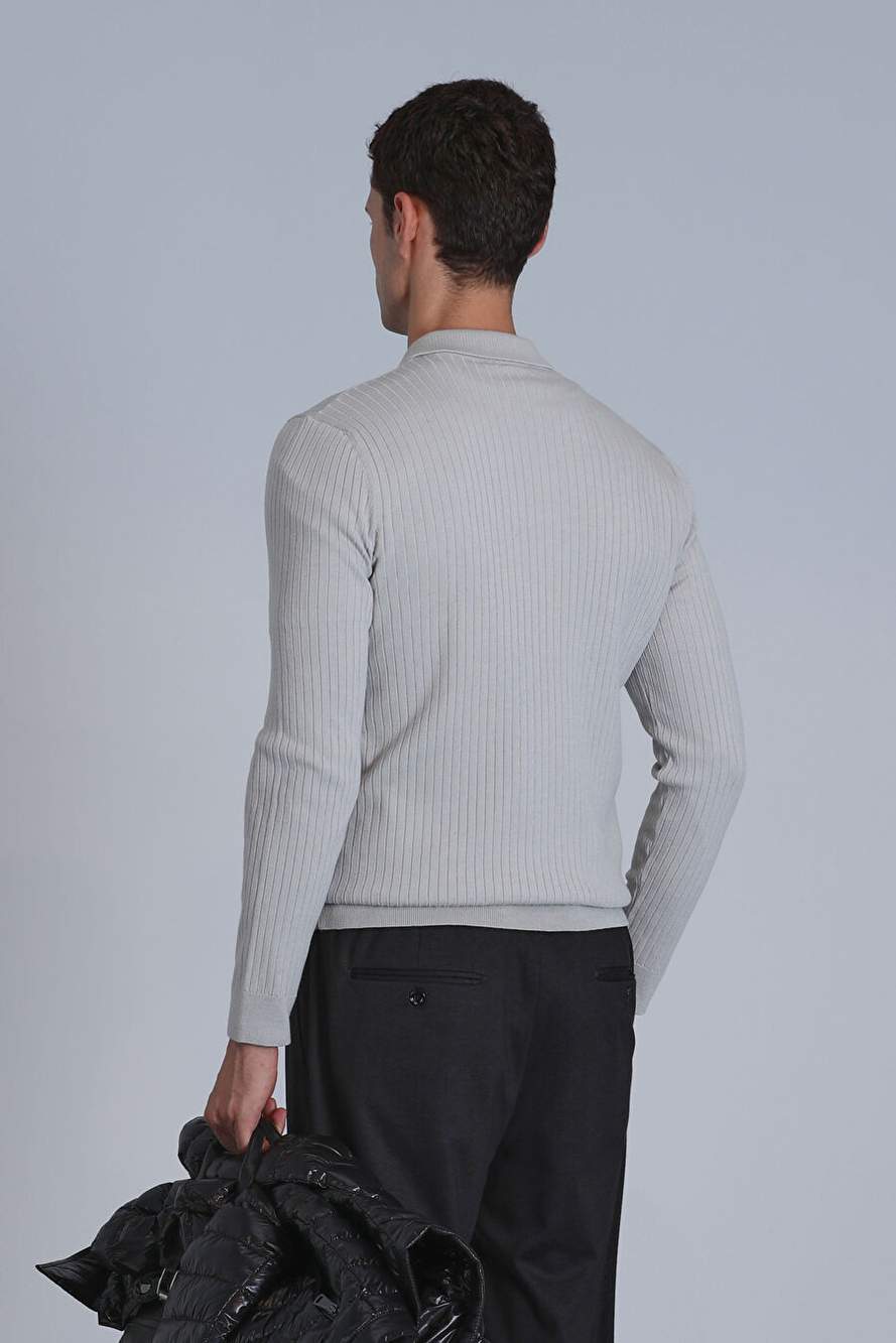 Aden Erkek Kazak Açık Gri — Product image 6 of 6