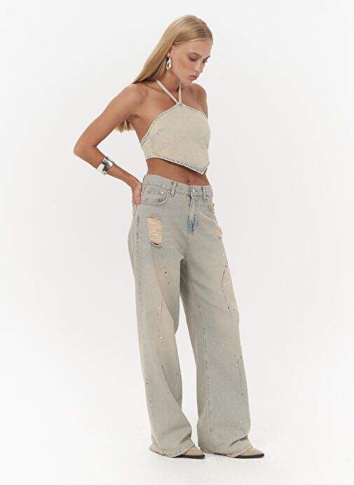 Seday Dirty Green Ucgen Kot Crop — Product image 29 of 35